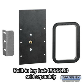 Salsbury Industries 33315-CK Designer Wood Locker Replacement Lock Conversion Kit - for Built-in Key Locks (Lock not included)