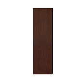 Salsbury Industries 33333DE-MAH Double End Side Panel - for 6 Feet High - 18 Inch Deep Designer Wood Locker - without Sloping Hood - Mahogany