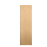 Salsbury Industries 33333DE-MAP Double End Side Panel - for 6 Feet High - 18 Inch Deep Designer Wood Locker - without Sloping Hood - Maple
