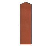 Salsbury Industries 33334DE-CHE Double End Side Panel - for 6 Feet High - 18 Inch Deep Designer Wood Locker - with Sloping Hood - Cherry