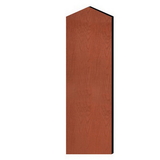 Salsbury Industries 33336DE-CHE Double End Side Panel - for 6 Feet High - 21 Inch Deep Designer Wood Locker - with Sloping Hood - Cherry