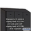 Salsbury Industries 33354BLK Sloping Hood - for 12 Inches Wide - 21 Inch Deep Designer Wood Locker - 3 Wide - Black