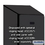 Salsbury Industries 33357BLK Sloping Hood - for 15 Inch Deep Designer Locker - 1 Wide - Black