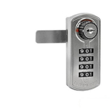 Salsbury Industries 33395SLV Resettable Combination Lock - for Designer Wood Locker Door - Silver
