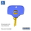 Salsbury Industries 33399-ADA ADA Compliant Key Heads - for Built-In Key Lock - (2) Key Heads