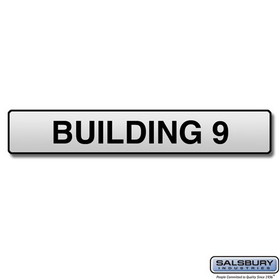 Salsbury Industries 3363 Custom Engraved Self Adhesive Unit Placard - for Identification of Cluster Box Unit and Regency CBU