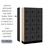 Salsbury Industries 34355BLK 12" Wide Four Tier Designer Wood Locker - 3 Wide - 5 Feet High - 15 Inches Deep - Black