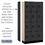 Salsbury Industries 34365BLK 12" Wide Four Tier Designer Wood Locker - 3 Wide - 6 Feet High - 15 Inches Deep - Black