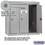 Salsbury Industries 3503ASP Vertical Mailbox (Includes Master Commercial Lock) - 3 Doors - Aluminum - Surface Mounted - Private Access