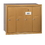 Salsbury Industries 3504BRP Vertical Mailbox (Includes Master Commercial Lock) - 4 Doors - Brass - Recessed Mounted - Private Access