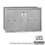 Salsbury Industries 3505ARU Vertical Mailbox - 5 Doors - Aluminum - Recessed Mounted - USPS Access