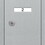 Salsbury Industries 3506ARU Vertical Mailbox - 6 Doors - Aluminum - Recessed Mounted - USPS Access