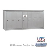 Salsbury Industries Vertical Mailbox - 7 Doors - Surface Mounted - USPS Access