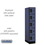 Salsbury Industries 35151BLU 12" Wide Five Tier Box Style Designer Wood Locker - 1 Wide - 5 Feet High - 21 Inches Deep - Blue