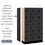Salsbury Industries 35355BLK 12" Wide Five Tier Box Style Designer Wood Locker - 3 Wide - 5 Feet High - 15 Inches Deep - Black
