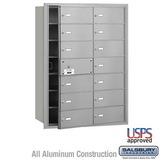 Salsbury Industries 4B+ Horizontal Mailbox - 14 B Doors (13 usable) - Front Loading - USPS Access