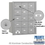 Salsbury Industries 3615ARP 4B+ Horizontal Mailbox - 15 A Doors - Aluminum - Rear Loading - Private Access