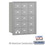 Salsbury Industries 3615ARU 4B+ Horizontal Mailbox - 15 A Doors - Aluminum - Rear Loading - USPS Access