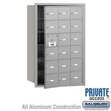 Salsbury Industries 4B+ Horizontal Mailbox (Includes Master Commercial Lock) - 18 A Doors (17 usable) - Front Loading - Private Access