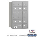 Salsbury Industries 4B+ Horizontal Mailbox - 18 A Doors - Rear Loading - USPS Access