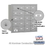 Salsbury Industries 3620ARU 4B+ Horizontal Mailbox - 20 A Doors - Aluminum - Rear Loading - USPS Access