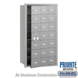 Salsbury Industries 4B+ Horizontal Mailbox (Includes Master Commercial Lock) - 21 A Doors (20 usable) - Front Loading - Private Access