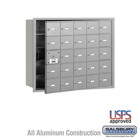 Salsbury Industries 4B+ Horizontal Mailbox - 25 A Doors (24 usable) - Front Loading - USPS Access