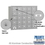 Salsbury Industries 3625ARP 4B+ Horizontal Mailbox - 25 A Doors - Aluminum - Rear Loading - Private Access