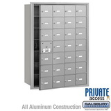 Salsbury Industries 4B+ Horizontal Mailbox (Includes Master Commercial Lock) - 28 A Doors (27 usable) - Front Loading - Private Access