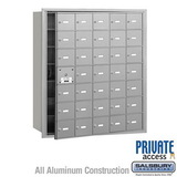 Salsbury Industries 4B+ Horizontal Mailbox (Includes Master Commercial Lock) - 35 A Doors (34 usable) - Front Loading - Private Access