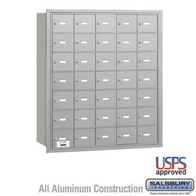 Salsbury Industries 4B+ Horizontal Mailbox - 35 A Doors - Rear Loading - USPS Access