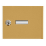 Salsbury Industries 3651GLD Replacement Door and Lock - Standard A Size - for 4B+ Horizontal Mailbox - with (2) Keys - Gold