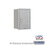 Salsbury Industries 3706S-1PARU 6 Door High Recessed Mounted 4C Horizontal Parcel Locker with 1 Parcel Locker in Aluminum with USPS Access - Rear Loading