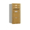 Salsbury Industries 3709S-02GRU Recessed Mounted 4C Horizontal Mailbox - 9 Door High Unit (34 Inches) - Single Column - 2 MB1 Doors / 1 PL5 - Gold - Rear Loading - USPS Access