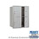 Salsbury Industries 3710D-4PAFP 10 Door High Recessed Mounted 4C Horizontal Parcel Locker with 4 Parcel Lockers in Aluminum with Private Access - Front Loading