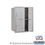 Salsbury Industries 3710D-4PAFU 10 Door High Recessed Mounted 4C Horizontal Parcel Locker with 4 Parcel Lockers in Aluminum with USPS Access - Front Loading