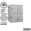 Salsbury Industries 3710D-4PARU 10 Door High Recessed Mounted 4C Horizontal Parcel Locker with 4 Parcel Lockers in Aluminum with USPS Access - Rear Loading