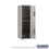 Salsbury Industries 3711S-2PAFP 11 Door High Recessed Mounted 4C Horizontal Parcel Locker with 2 Parcel Lockers in Aluminum with Private Access - Front Loading