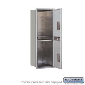 Salsbury Industries 3713S-2PAFP Recessed Mounted 4C Horizontal Mailbox-13 Door High Unit (48 Inches)-Single Column-Stand-Alone Parcel Locker-2 PL6