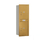 Salsbury Industries 3713S-2PGRP Recessed Mounted 4C Horizontal Mailbox - 13 Door High Unit (48 Inches) - Single Column - Stand-Alone Parcel Locker - 2 PL6's - Gold - Rear Loading - Private Access