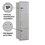 Salsbury Industries 3716S-3PARU Maximum Height Recessed Mounted 4C Horizontal Parcel Locker with 3 Parcel Lockers in Aluminum with USPS Access - Rear Loading