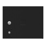 Salsbury Industries 3753P-BLK Replacement Parcel Locker - Door and Tenant Lock - for Standard 3 High (PL3) 4C Horizontal Parcel Locker - with (3) Keys - Black