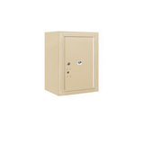 Salsbury Industries 3806S-1PSFP 6 Door High Surface Mounted 4C Horizontal Parcel Locker with 1 Parcel Locker in Sandstone with Private Access