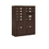 Salsbury Industries 3810D-08ZFP Surface Mounted 4C Horizontal Mailbox Unit - 10 Door High Unit (38-5/8 Inches) - Double Column - 8 MB1 Doors / 2 PL5's - Bronze - Front Loading - Private Access