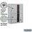 Salsbury Industries 3810D-4PAFU 10 Door High Surface Mounted 4C Horizontal Parcel Locker with 4 Parcel Lockers in Aluminum with USPS Access