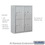Salsbury Industries 3810D-4PAFU 10 Door High Surface Mounted 4C Horizontal Parcel Locker with 4 Parcel Lockers in Aluminum with USPS Access