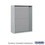 Salsbury Industries 3810D-ALM Surface Mounted Enclosure - for 3710 Double Column Unit - Aluminum
