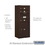 Salsbury Industries 3810S-03ZFU 10 Door High Surface Mounted 4C Horizontal Mailbox with 3 Doors and 1 Parcel Locker in Bronze with USPS Access