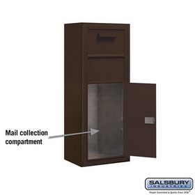 Salsbury Industries 3810S-1CZF 10 Door High Surface Mounted 4C Horizontal Collection Box in Bronze