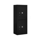 Salsbury Industries 3810S-2PBFP 10 Door High Surface Mounted 4C Horizontal Parcel Locker with 2 Parcel Lockers in Black with Private Access